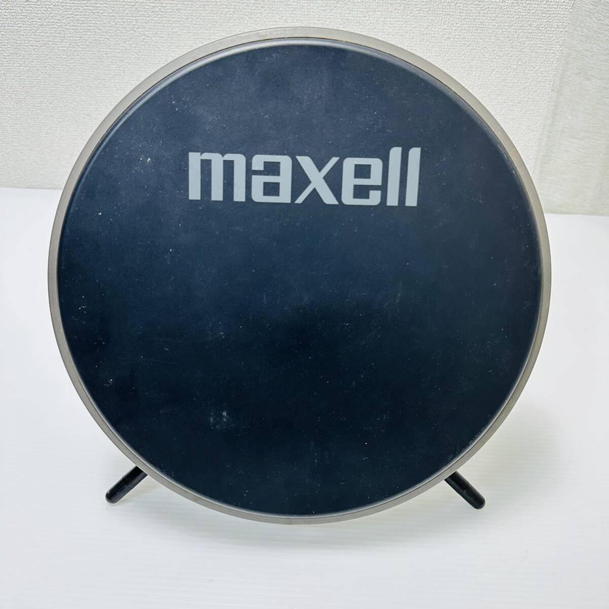 maxell アンテナ 青 円形 スタンド式 maxell アンテナ 青 円形