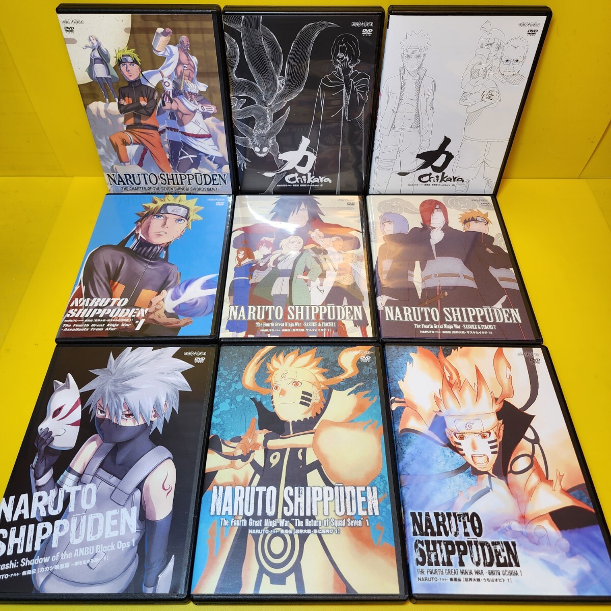 新品ケース交換済み NARUTO ナルト DVD181巻 + 劇場版9巻 全190巻