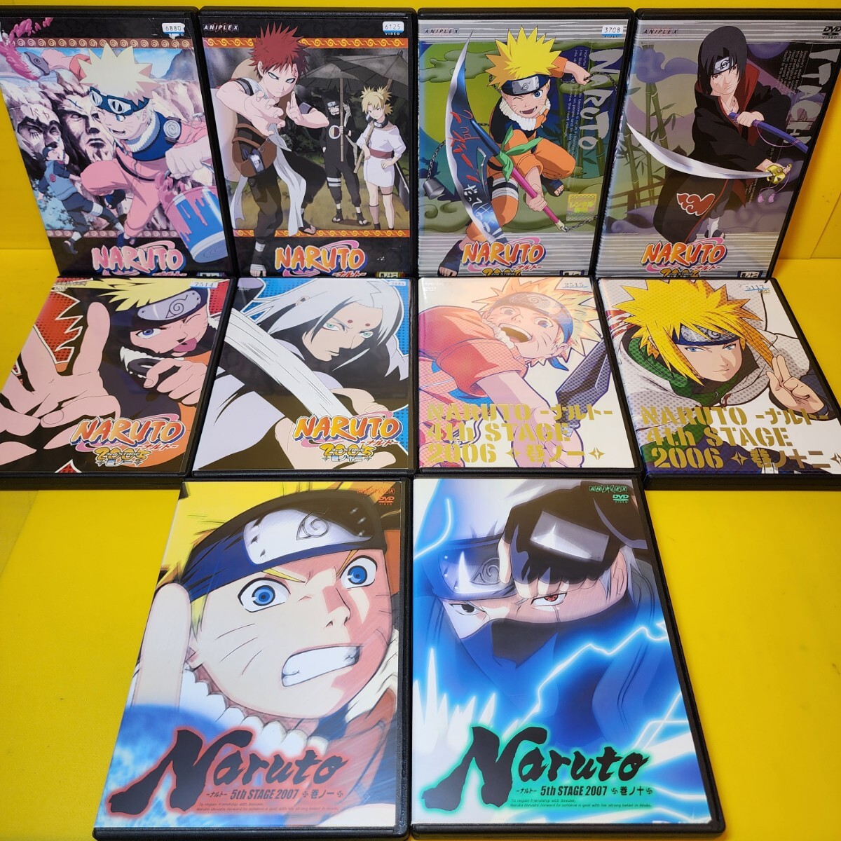 新品ケース交換済み NARUTO ナルト DVD181巻 + 劇場版9巻 全190巻