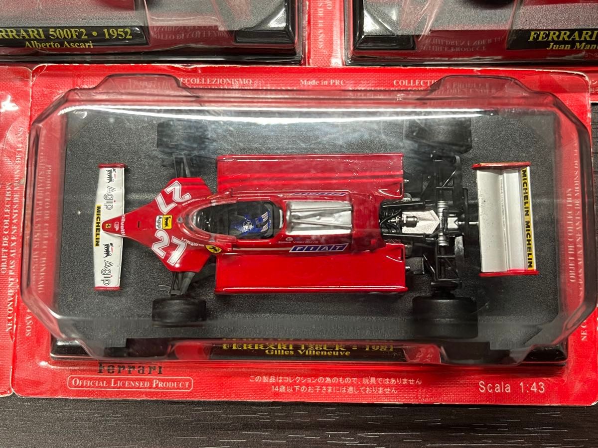 1/43 アシェット 公式 フェラーリ F1 &Racing f1コレクション 5個