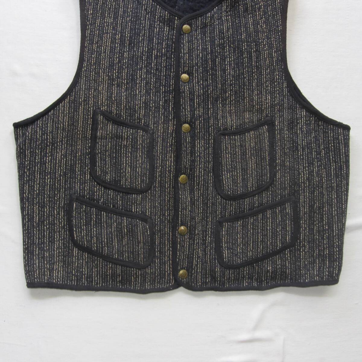 ビンテージ 50s ブラウンズ ビーチベスト (44)/ ストライプ