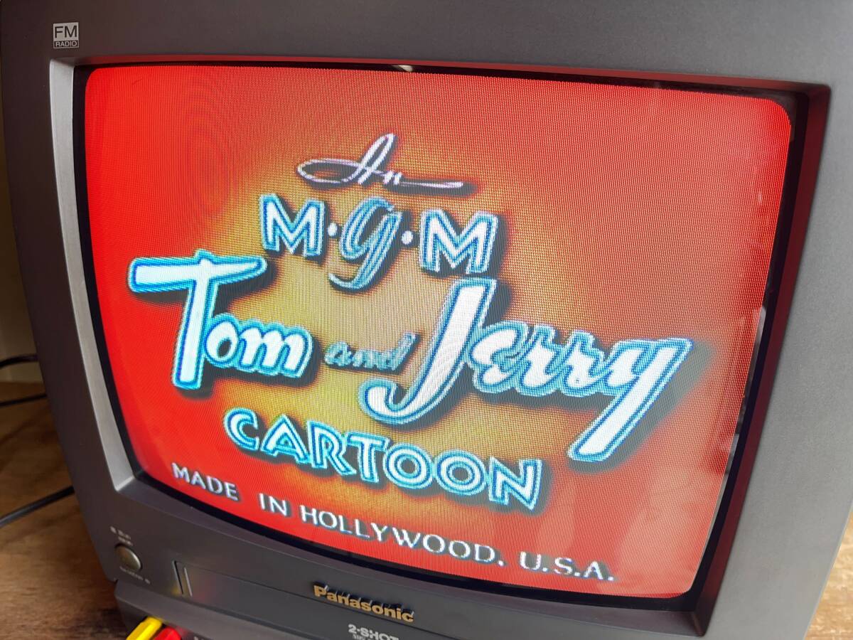 送料無料・即決価格 Panasonic製 ブラウン管テレビデオ「TH-14ZV20