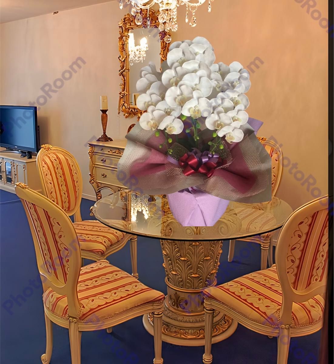 光触媒 人工観葉植物 ウォールグリーン フェイクグリーン リアル胡蝶蘭