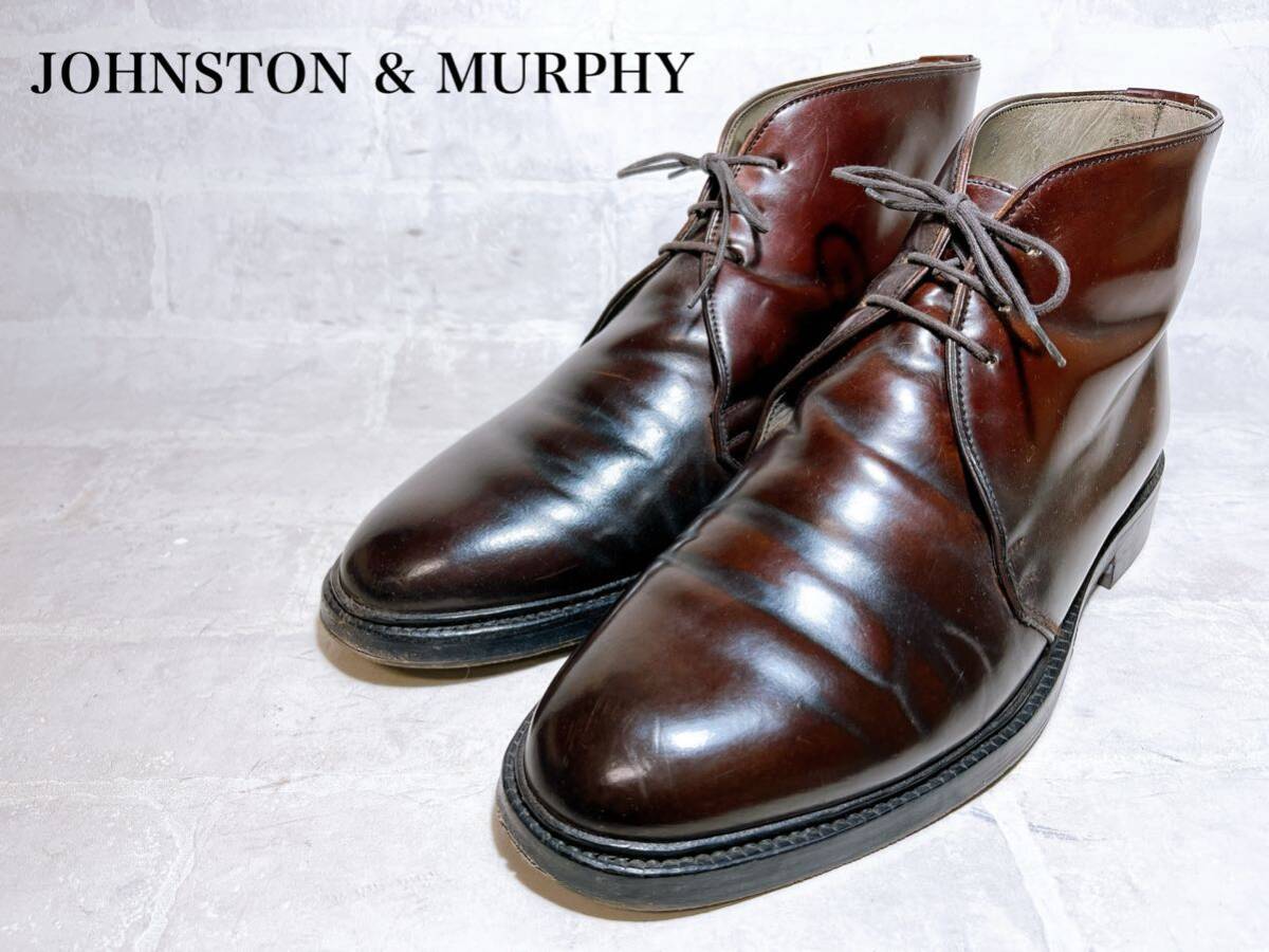 貴重 【美品】Johnston＆Murphy ジョンストン＆マーフィー コードバン
