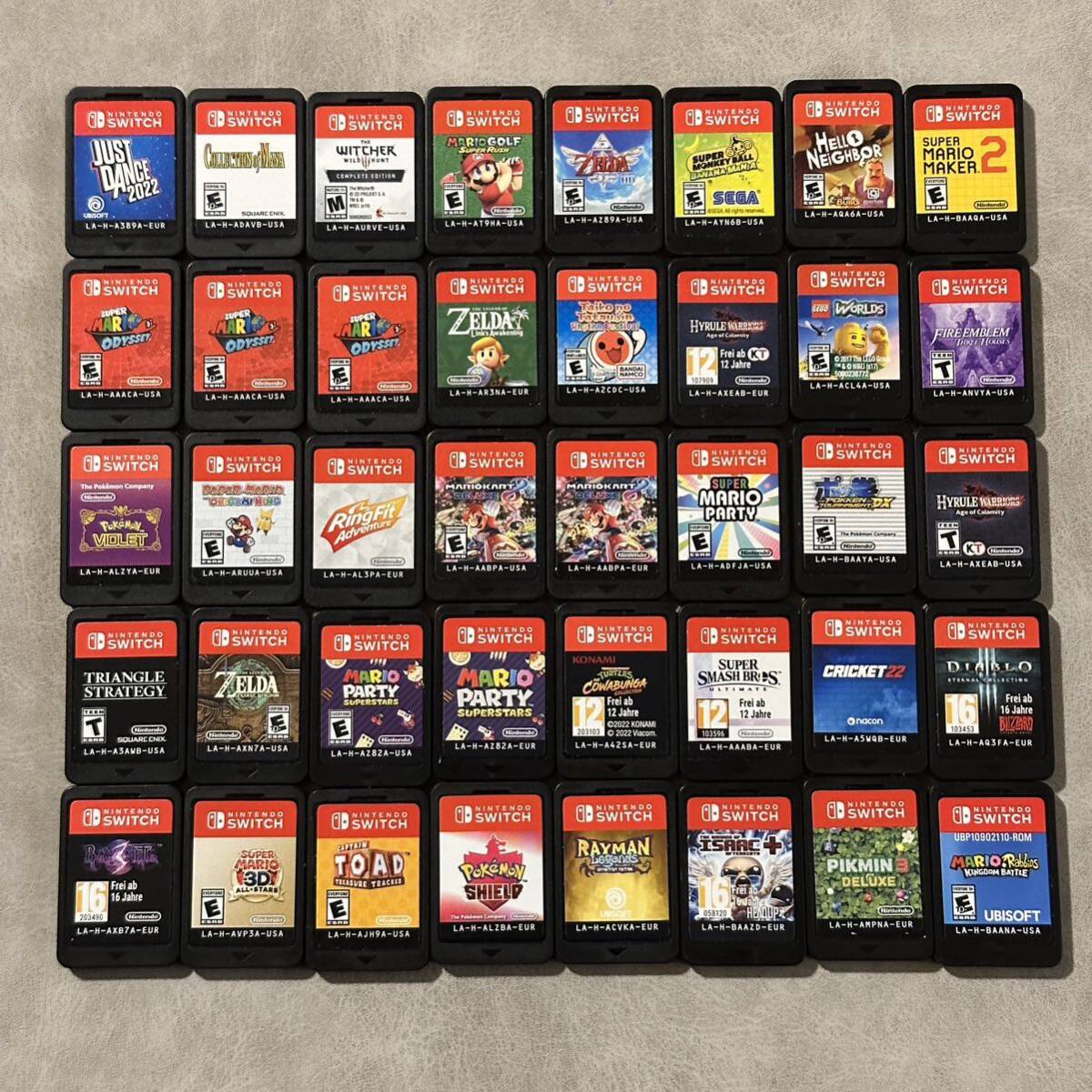 Yahoo!オークション - 【動作品】40本 ニンテンドー スイッチ ソフトの