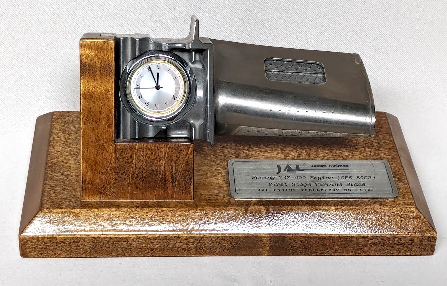 希少 JAL 高圧タービンブレード B747-400 CF6-80C2 日本航空 希少 JAL