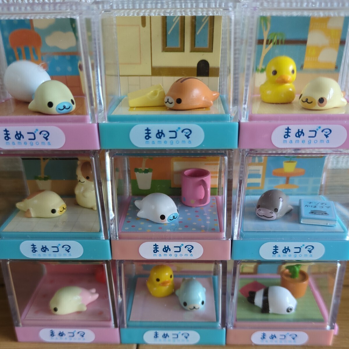 Yahoo!オークション - まめゴマリウム ミニチュア フィギュア ミニフ