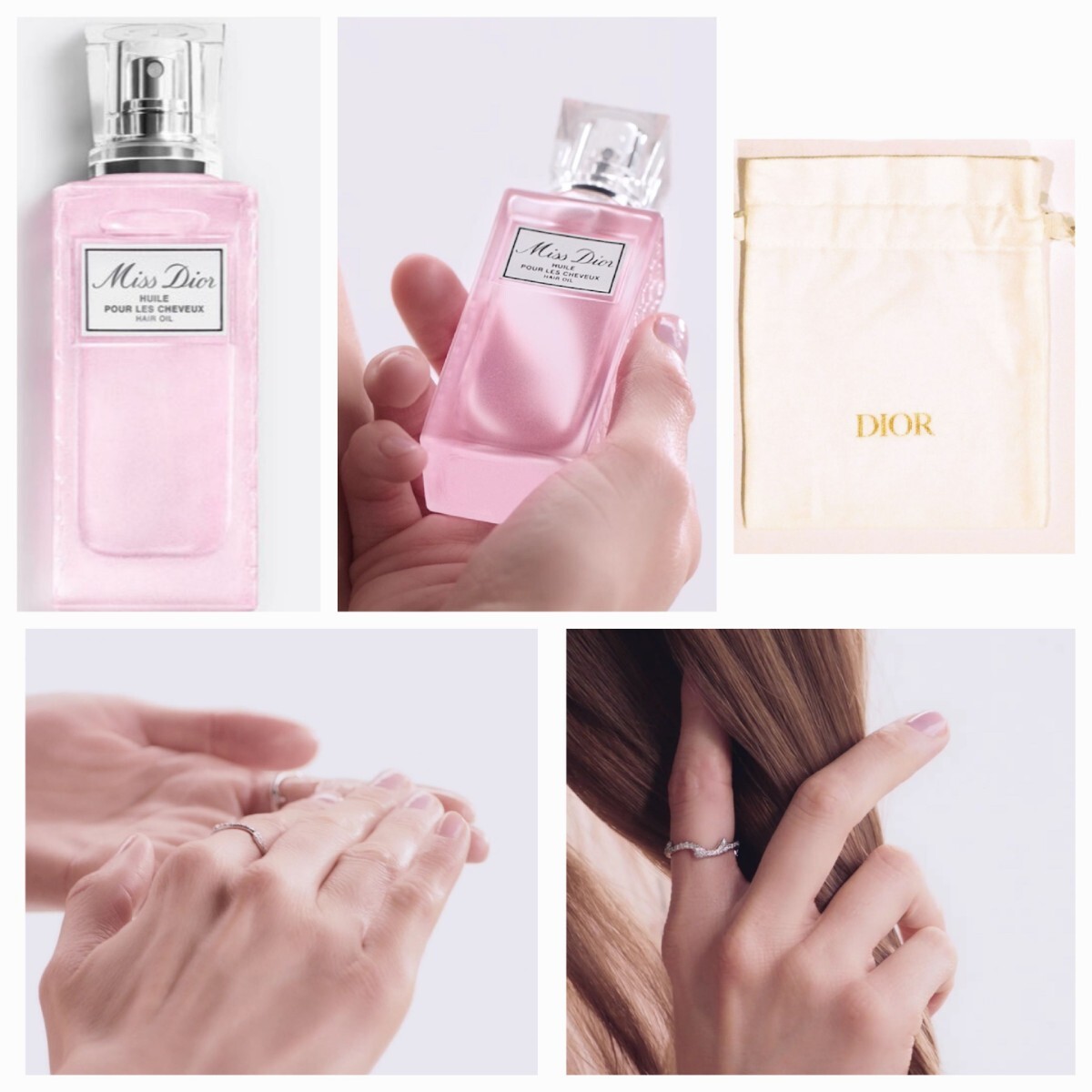 新品 Dior ミス ディオール ヘアオイル 30ml ギフトバッグ ラッピング