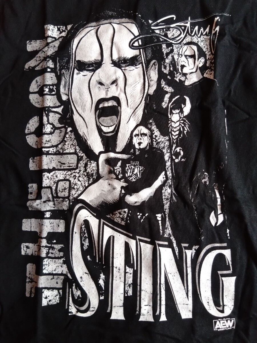 STING / スティング THE ICON RETRO Tシャツ・Mサイズ AEW / WWE / WCW