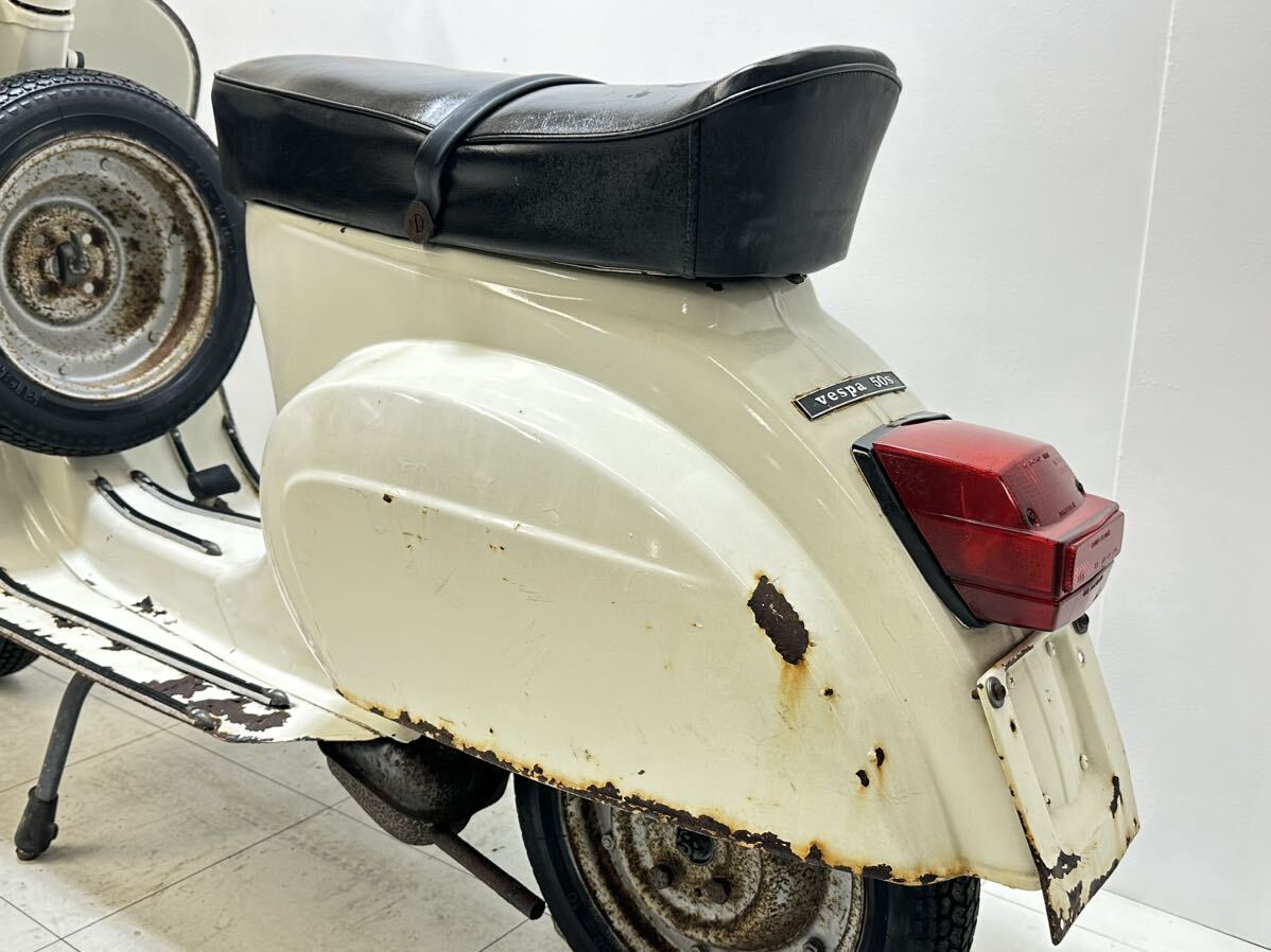 Yahoo!オークション - ベスパ50s 不動 書付 レストアベース 部品取り