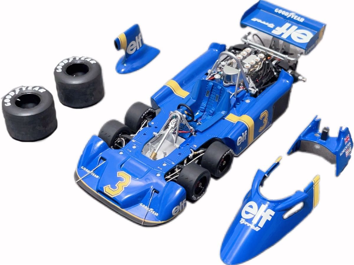 限定絶版品 TSM 京商 1/18 タイレル P34 1976 Tyrrell silverstone #3
