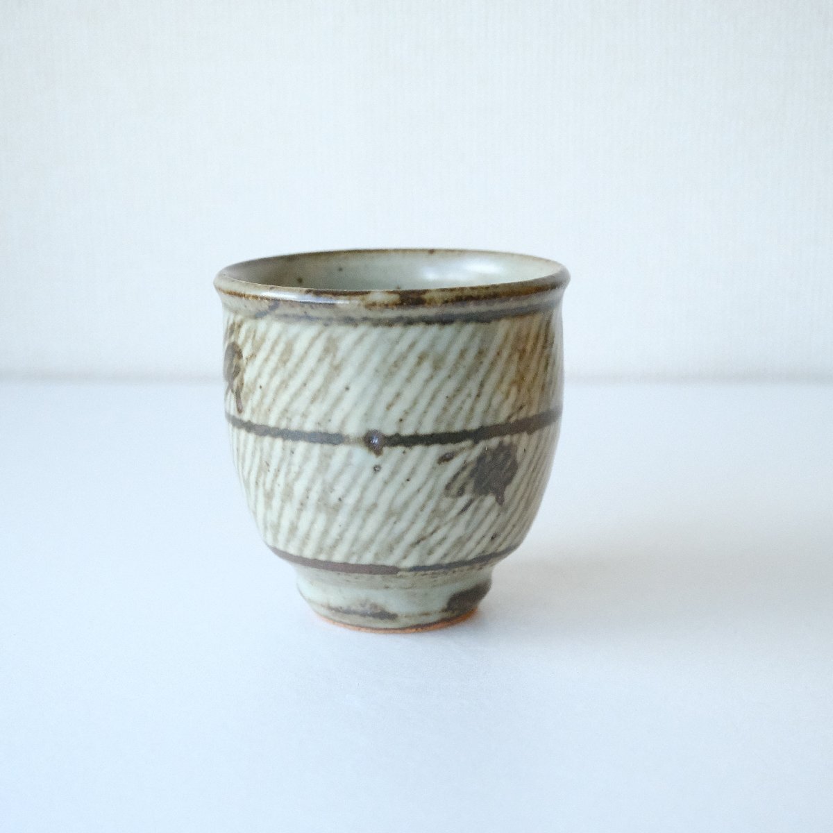 Yahoo!オークション - 【人間国宝】 島岡達三 象嵌湯呑 益子焼 師 濱田