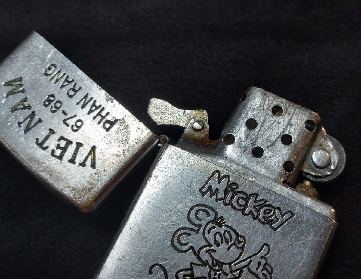 zippo ミッキー Mickey ベトナムジッポ VIETNAM 67-68 ヴィンテージ