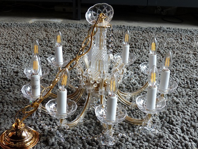 定価40万♡大塚家具購入クリスタル シャンデリア ARL-2930N/10CR 定価