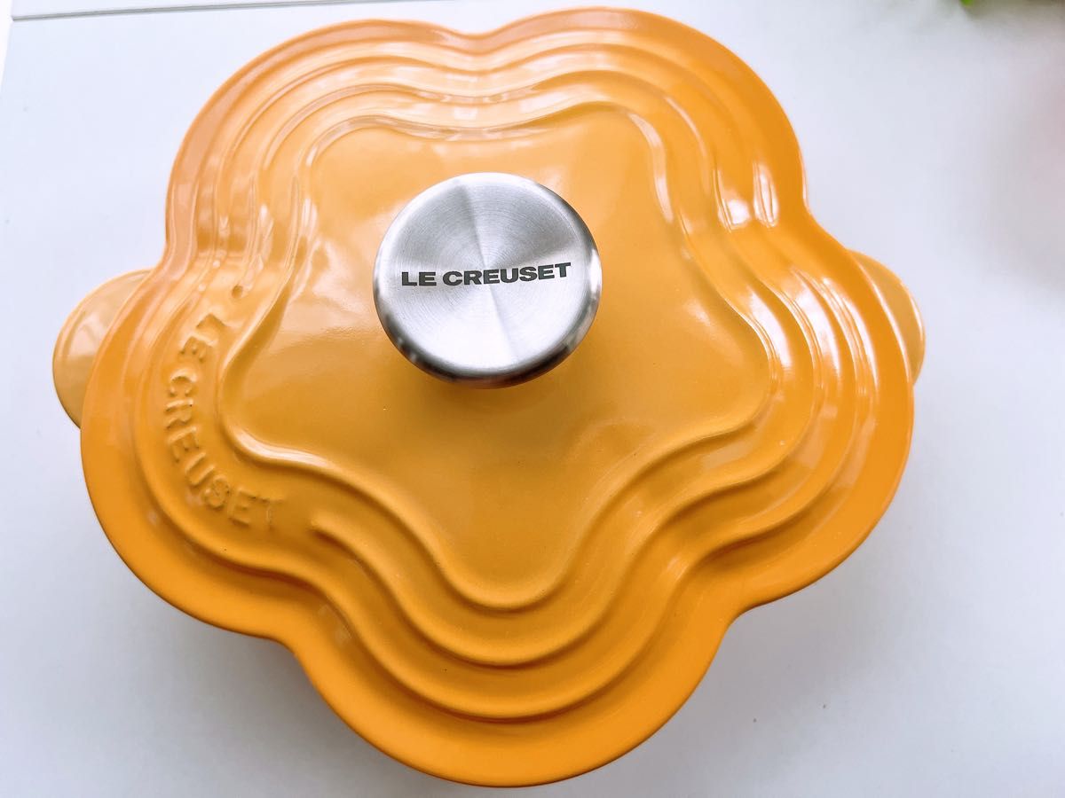 LE CREUSET】ル・クルーゼ プレート フルール フラワー 鍋 20cm