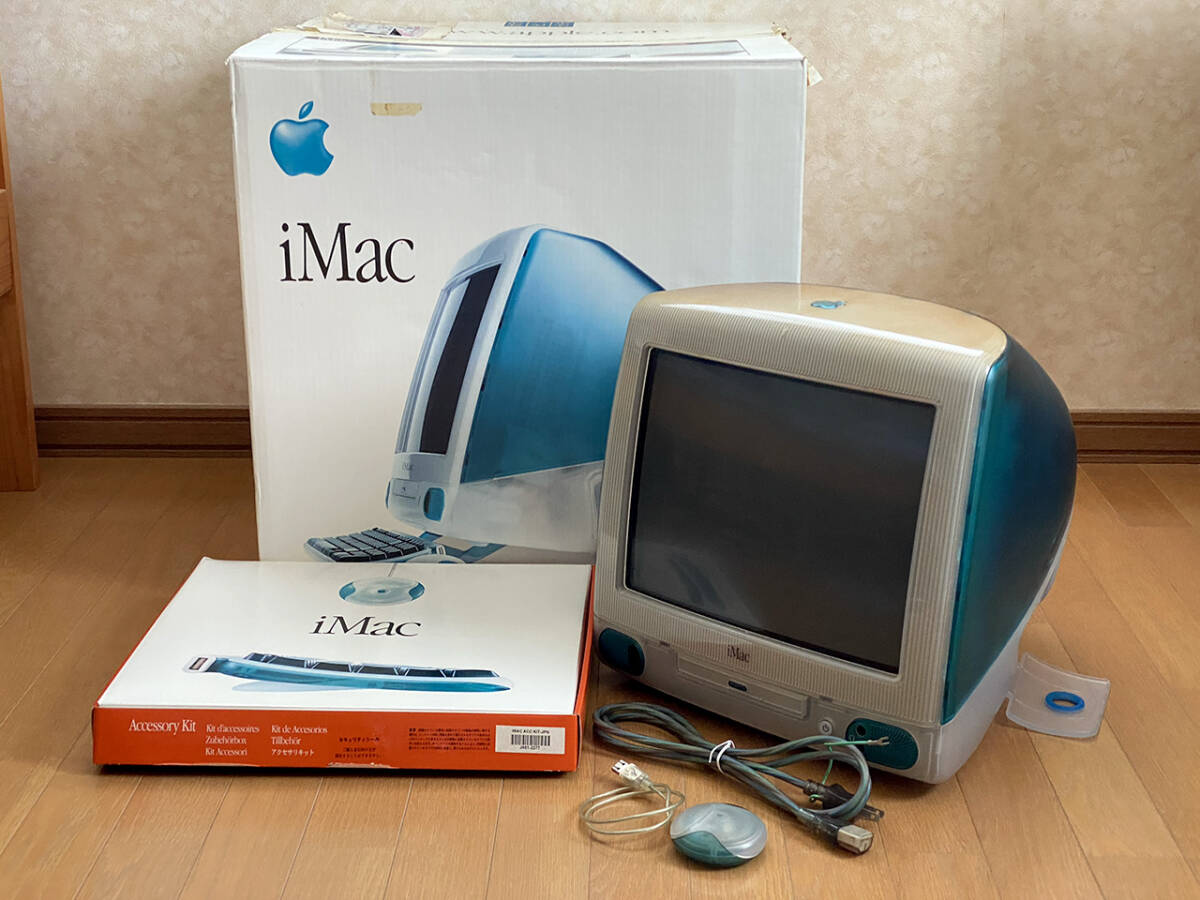 Yahoo!オークション - 【起動確認済】Apple 初代 iMac G3 ボンダイブル