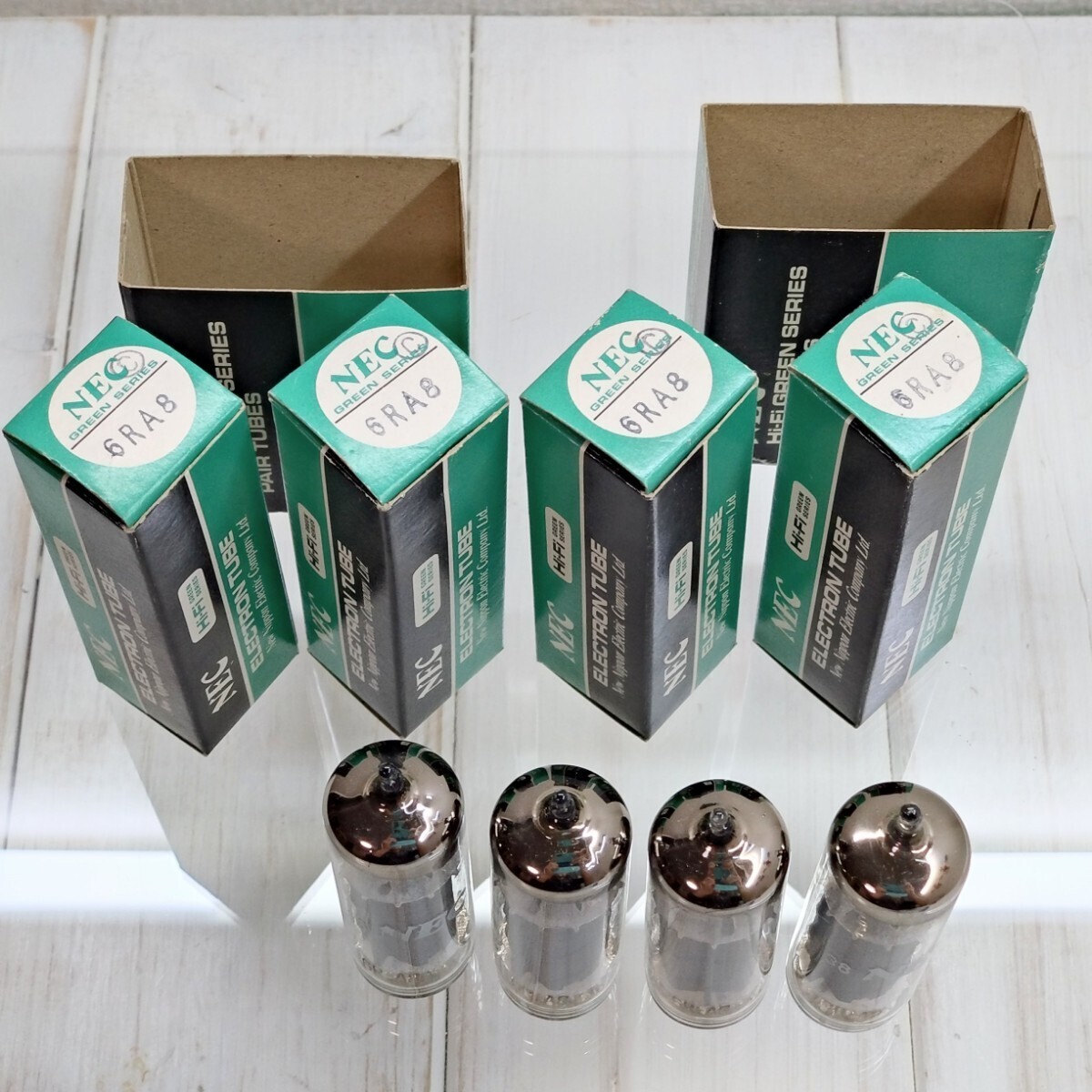 Yahoo!オークション - NEC 6RA8 クアッド(2ペア4本同一ロット) 真空管