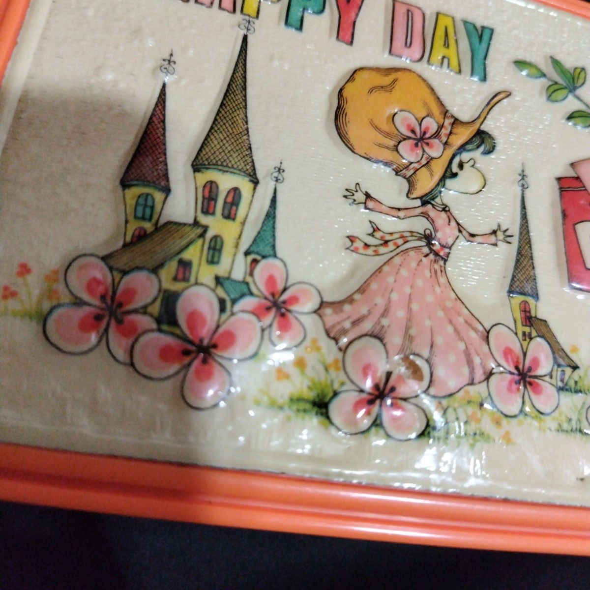 当時物] 昭和レトロ 希少 水森亜土ちゃん オルゴール ファンシー