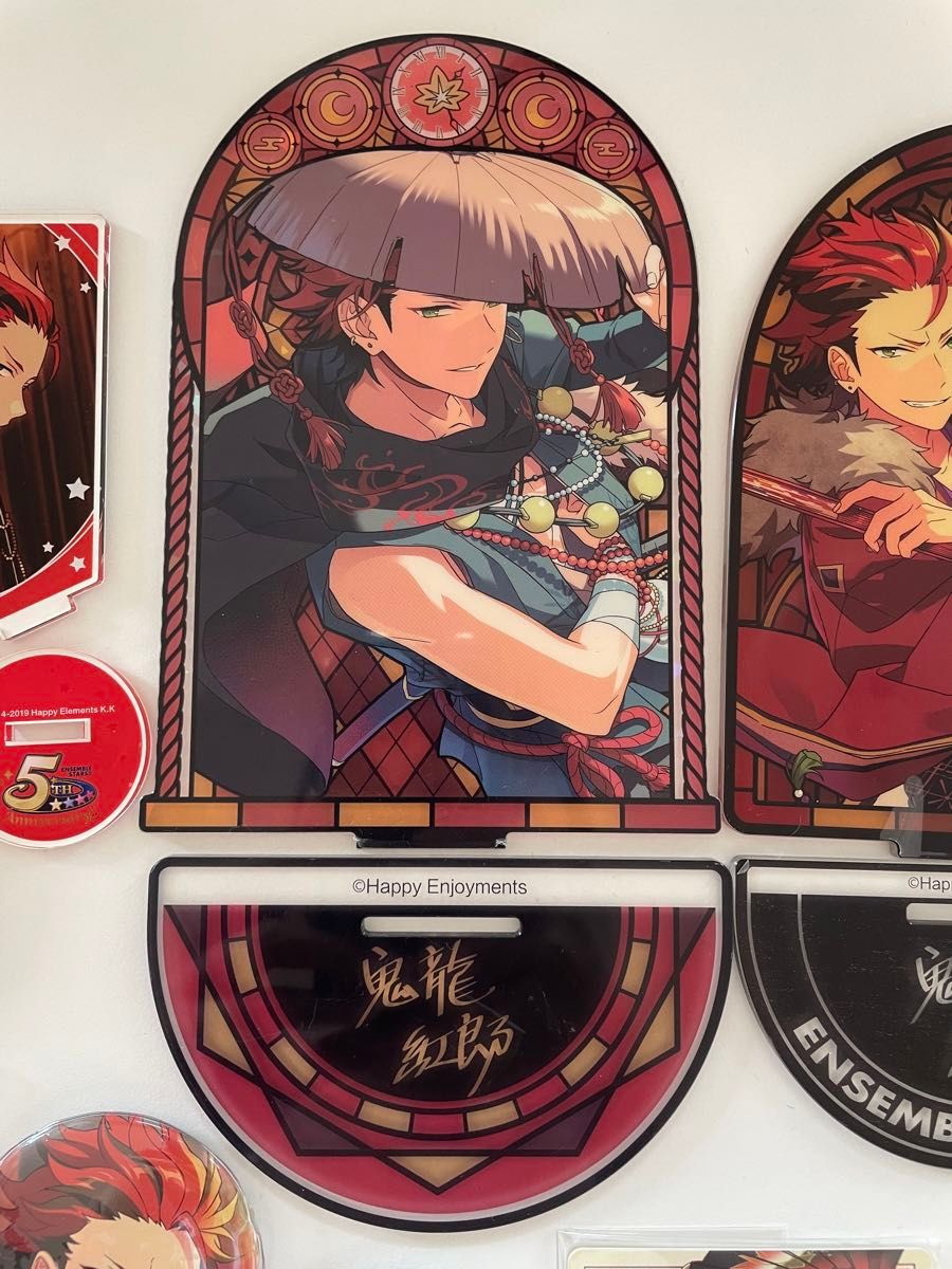 あんスタ 宝石心晴缶バッジ 鬼龍紅郎 100点 テーマスカウト2020