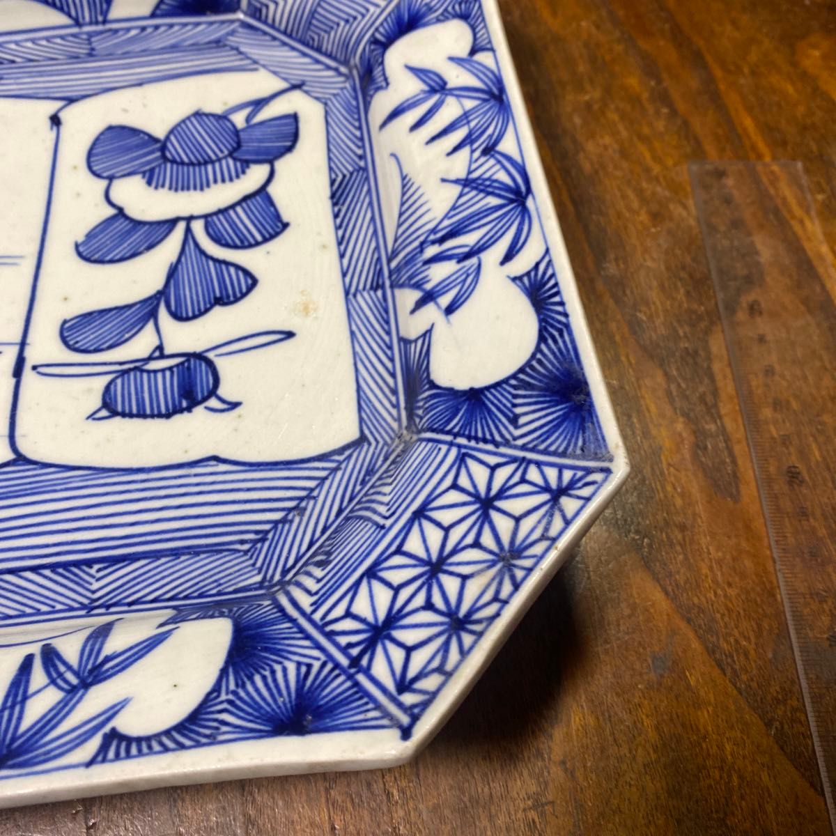 骨董 角皿 アンティーク 古伊万里 染付 伊万里 和食器｜Yahoo!フリマ