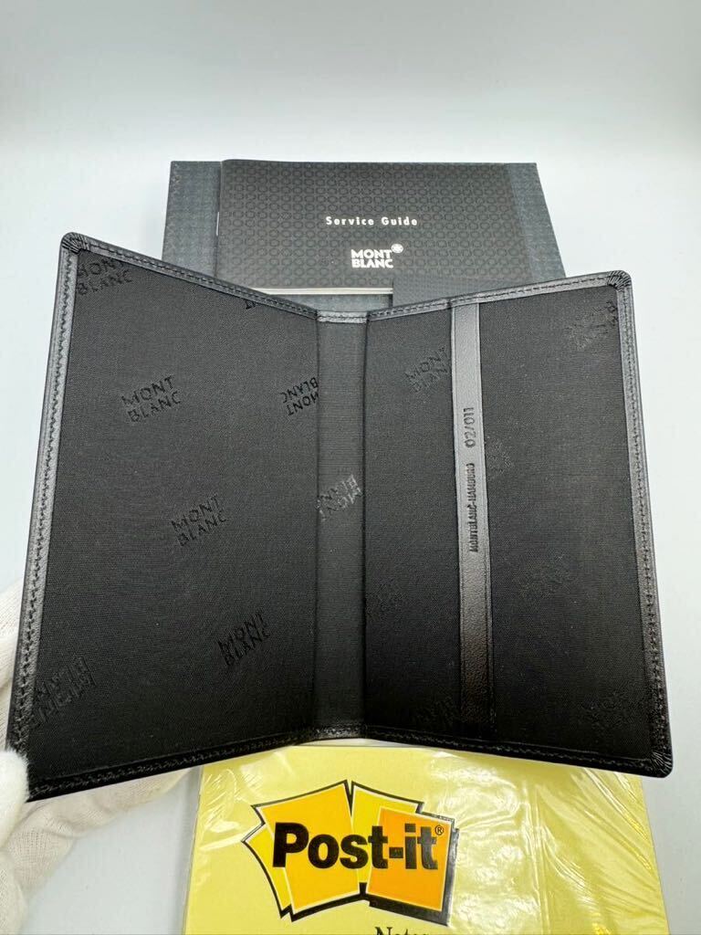 未使用品 モンブラン ポストイットケース ブラック マイ