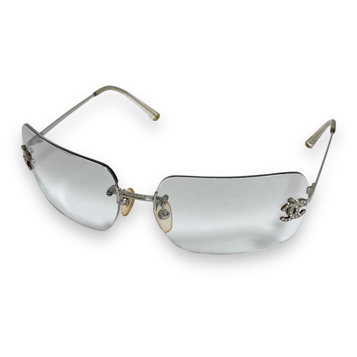 シャネル サングラス ラインストーン 4017-D c 159/61 62ロ17 120