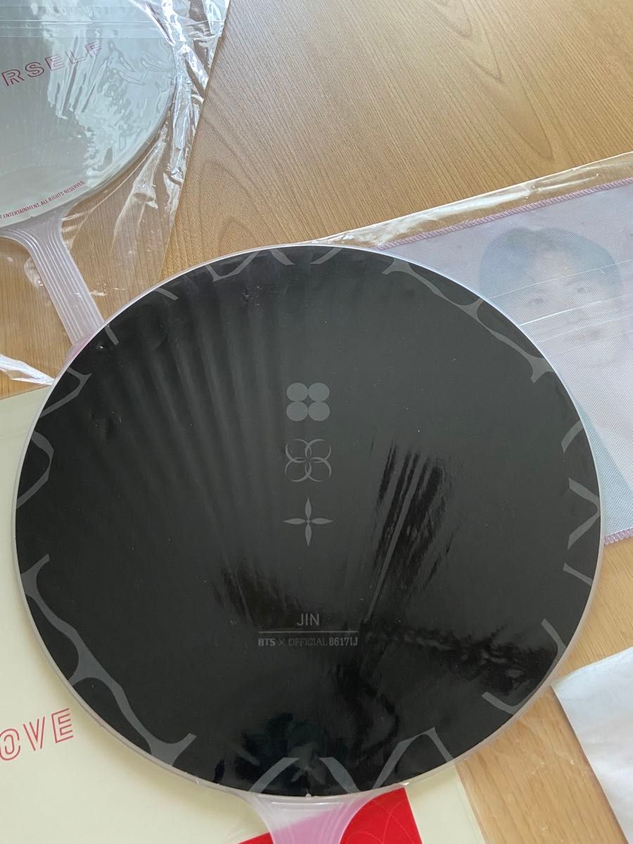 BTS プレミアムフォト うちわ フラッグ ジン JIN｜Yahoo!フリマ（旧