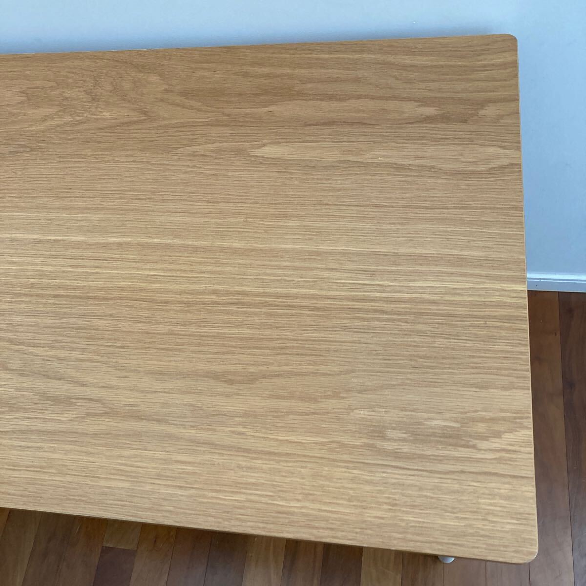無印良品 オーク材天板 システムデスク 幅120cm スチール脚 テーブル