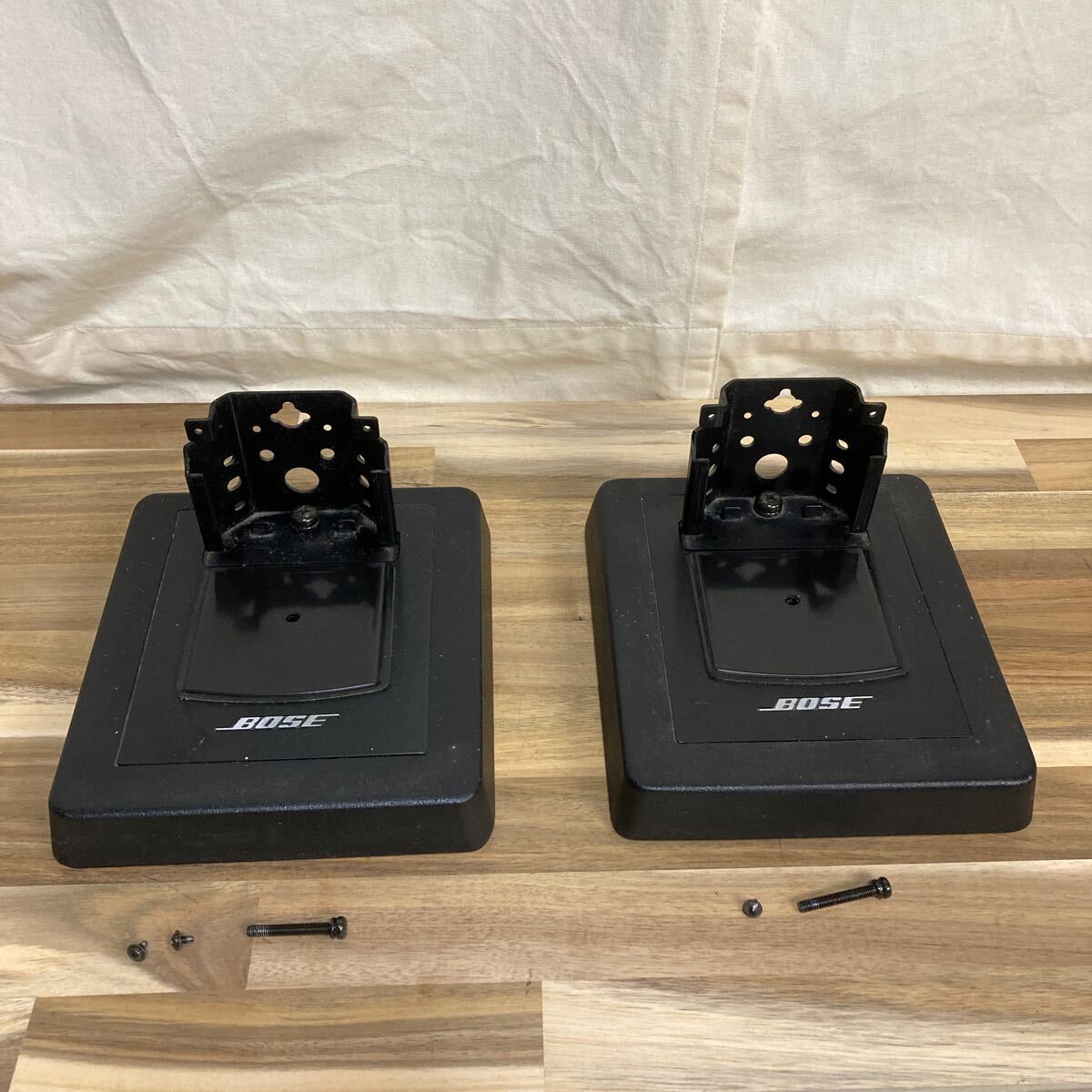 BOSE 55WER用 フロアスタンド KST-1 ブラック ペア スピーカーベース