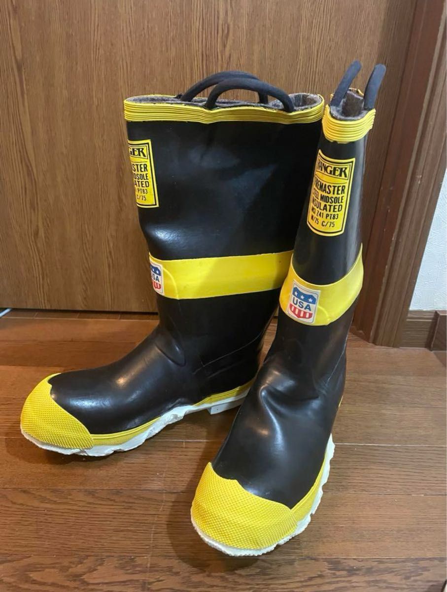 最終値下げ アメリカ USA ファイヤーマン(消防士) レスキューブーツ