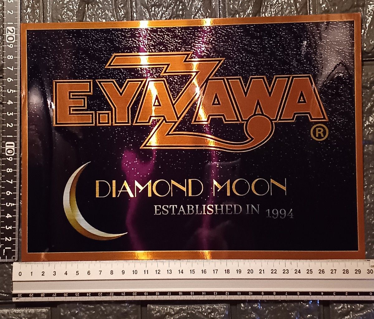 E YAZAWA / ダイヤモンドムーン【防水・ラインシルバー・ビッグ