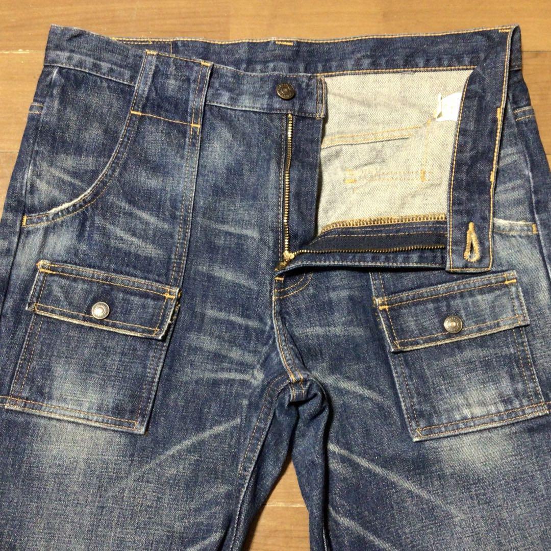 リーバイス676 ブッシュパンツ W34 股下74cm 裾チェーン オレンジタブ