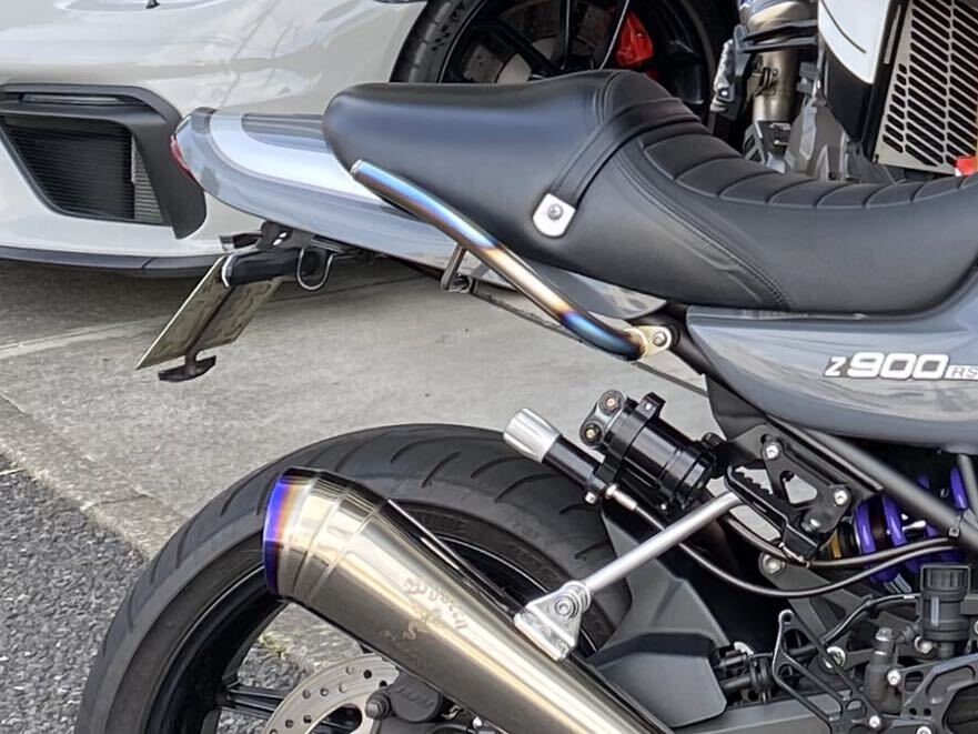 Yahoo!オークション - Z900RS用 ウィリーキッズ チタン製タンデムバー