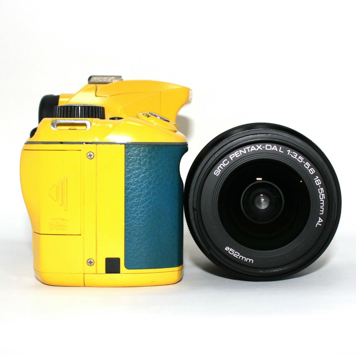 PENTAX K-x デジタル 一眼レフ カメラ iphone転送セット イエロー 完動