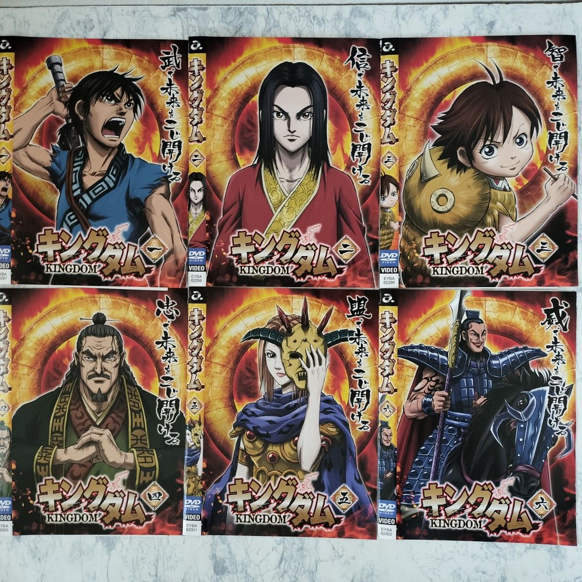 DVD キングダム 全19巻 キングダム飛翔篇 全19巻 計38巻｜Yahoo!フリマ