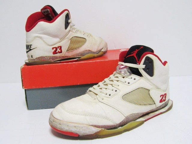 Yahoo!オークション - 90年製 1990 VTG NIKE AIR JORDAN 5 ORIGINAL FI
