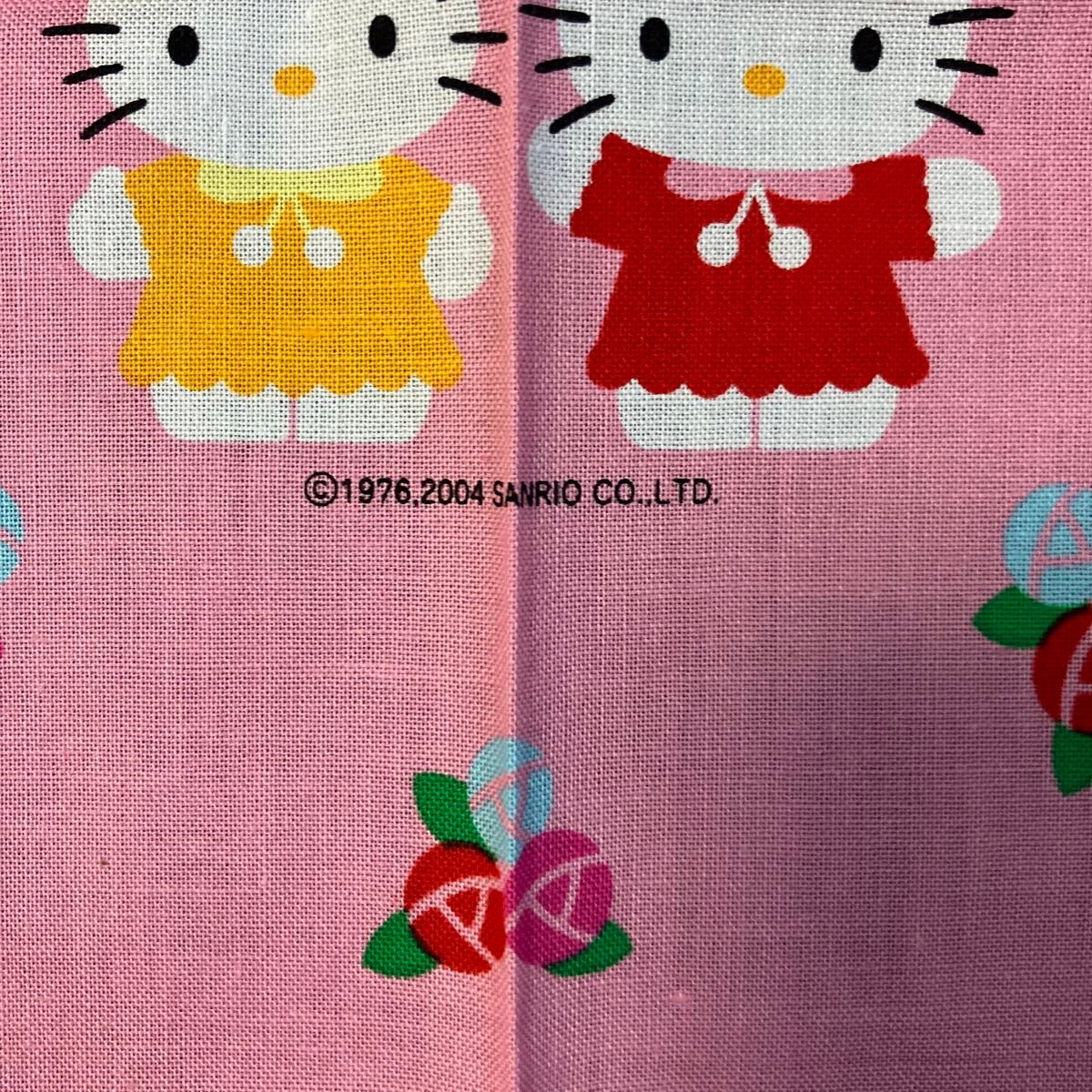 サンリオ ハローキティ キティとあそぼ ハンカチ 付録 薔薇 2004 当時