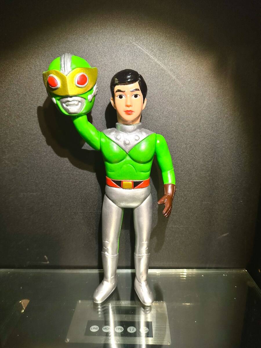 無版権 サンダーZ 武器付 パチソフビ フィギュア 当時物 無版権