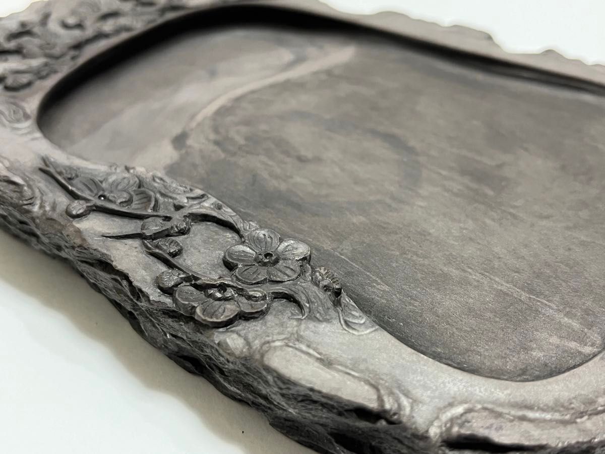 端渓硯 古硯 梅 骨董品 ヴィンテージ 中国美術｜Yahoo!フリマ（旧