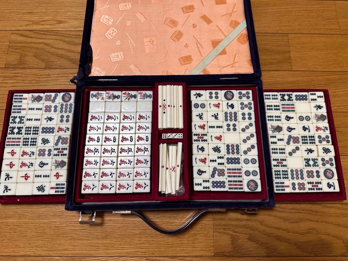 竹麻雀牌 麻雀牌 麻雀 レトロ 麻雀パイ 昭和レトロ 竹牌｜Yahoo!フリマ