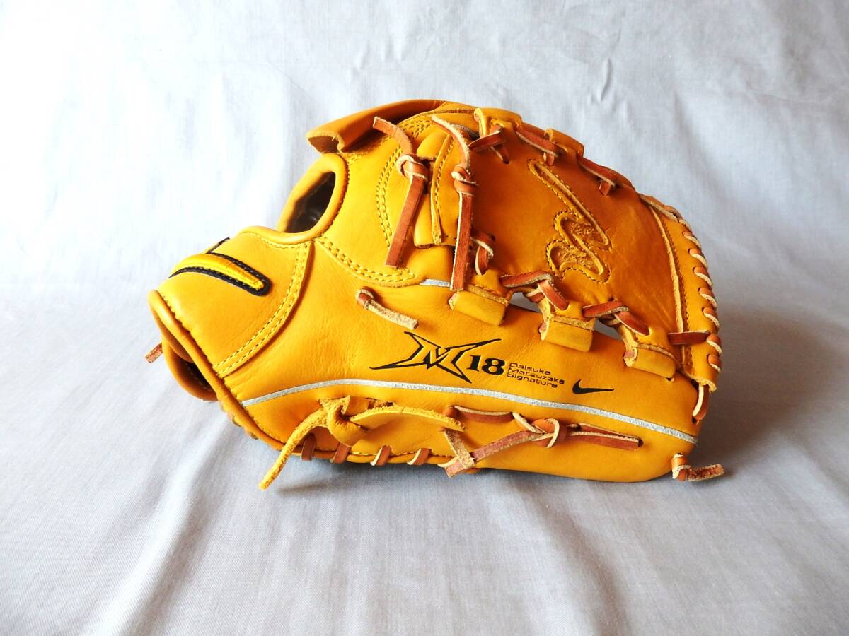 NIKE 松坂大輔モデル 軟式/グローブ 11 5inch/YELLOW プロ野球/NPB
