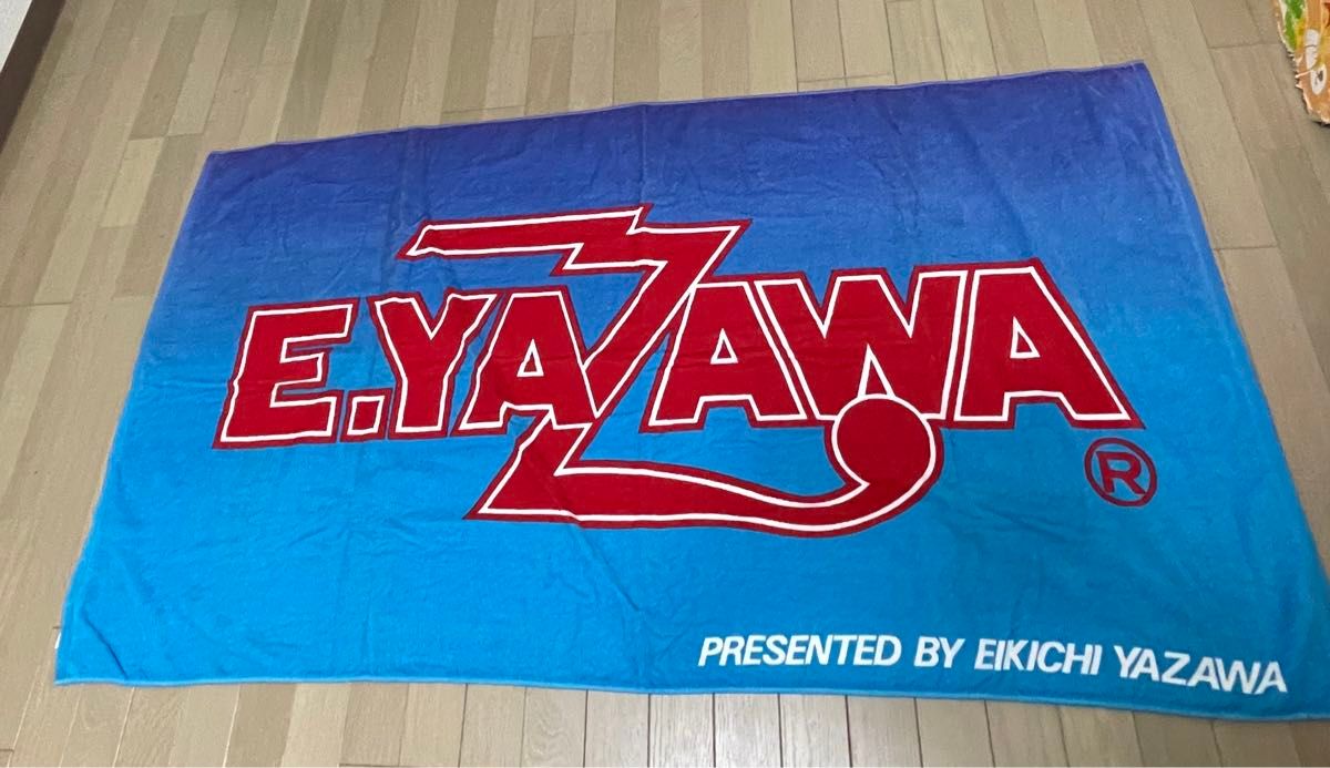 矢沢永吉様【激レア】スペシャルビーチタオル SBT YAZAWA ロゴ ブルー