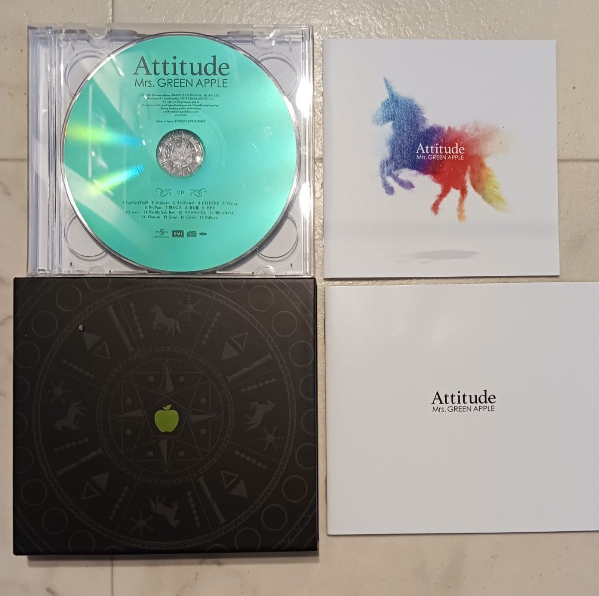 Mrs GREEN APPLE「Attitude 初回限定盤 CD+DVD付」激レア品 DVDは