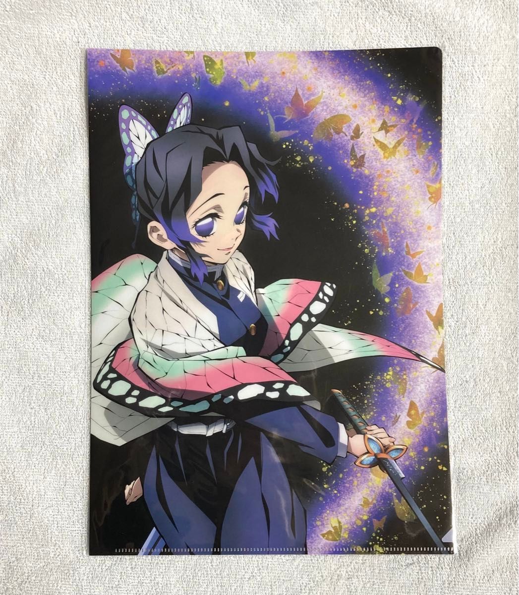 鬼滅の刃 冨岡義勇 胡蝶しのぶ 全集中展 クリアファイル ランダム 缶