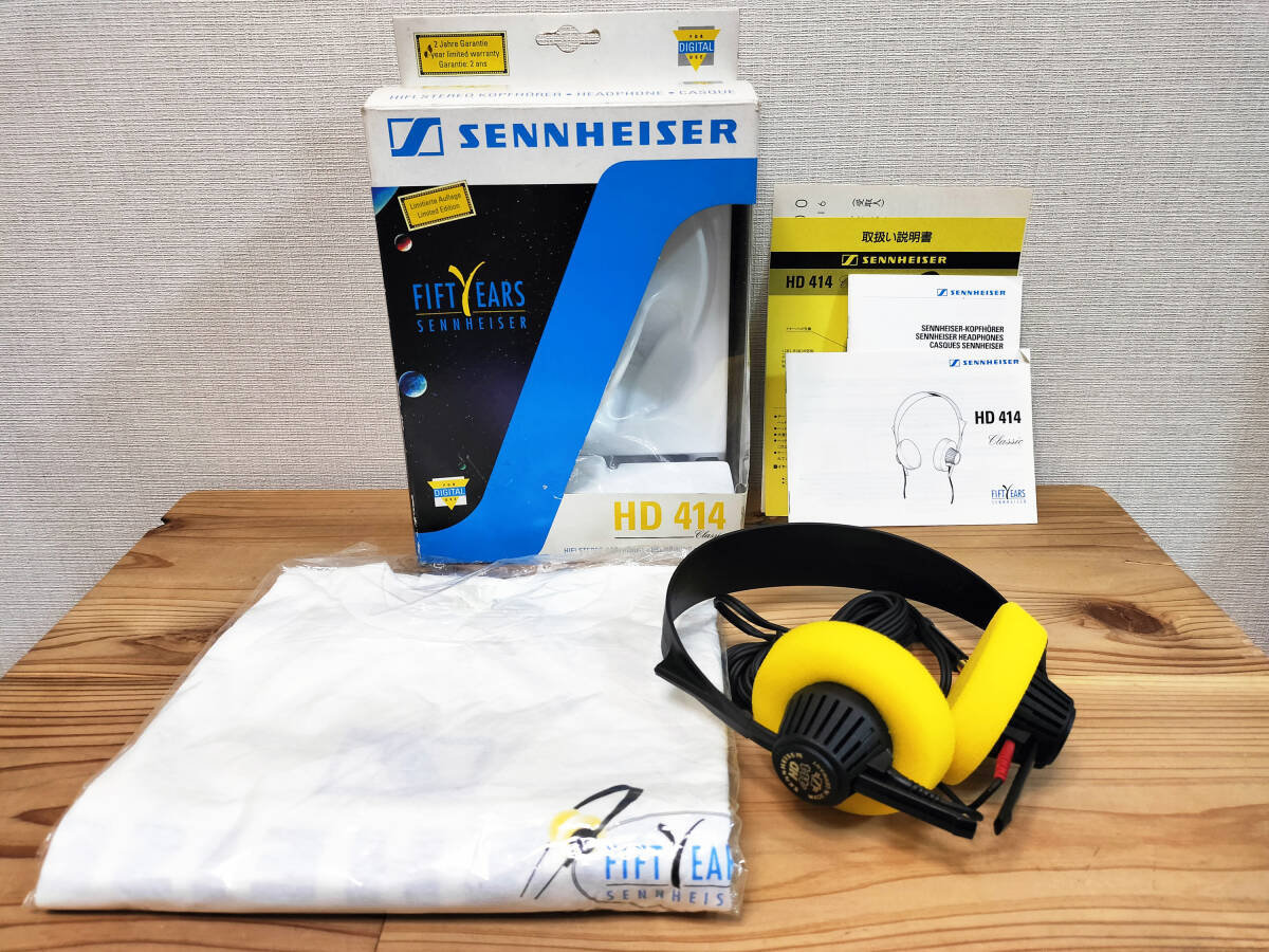 Yahoo!オークション - レア ビンテージ SENNHEISER HD414 50th Anniver