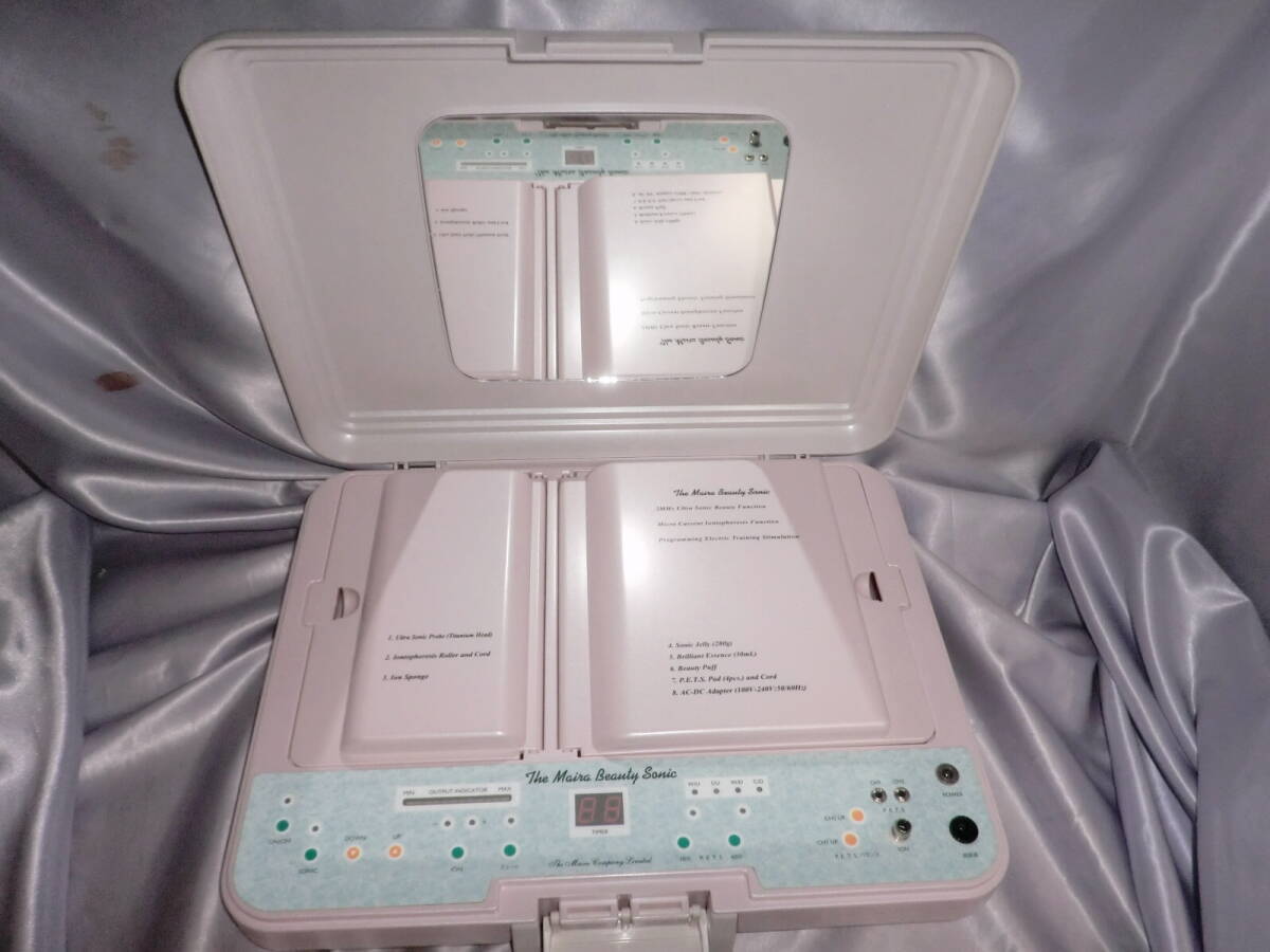 美品 上位機種ザ・マイラビューティーソニック 超音波イオン導入