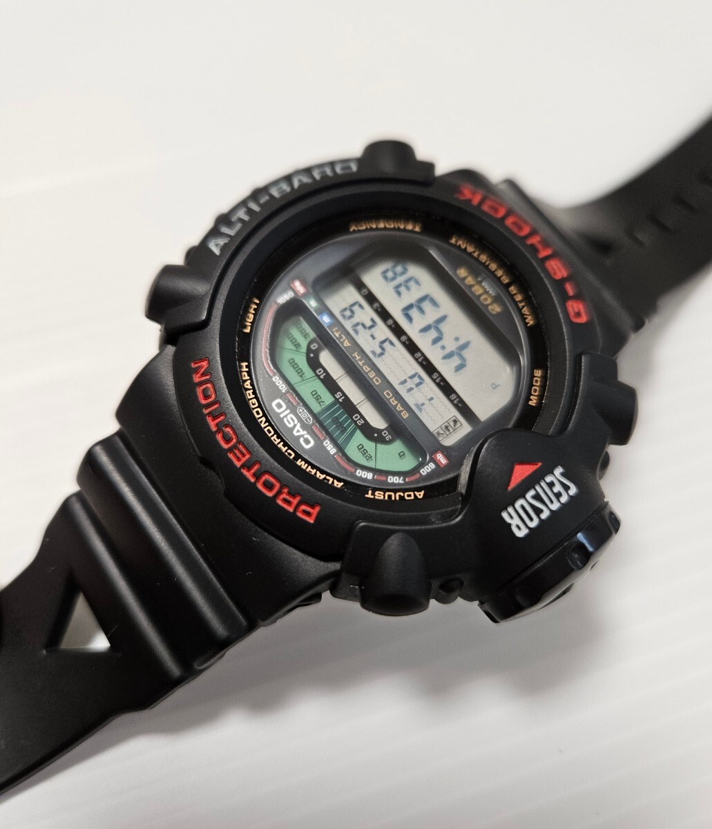 極美品 90s CASIO G-SHOCK DW-6500J-1A 初代スカイフォース カシオ