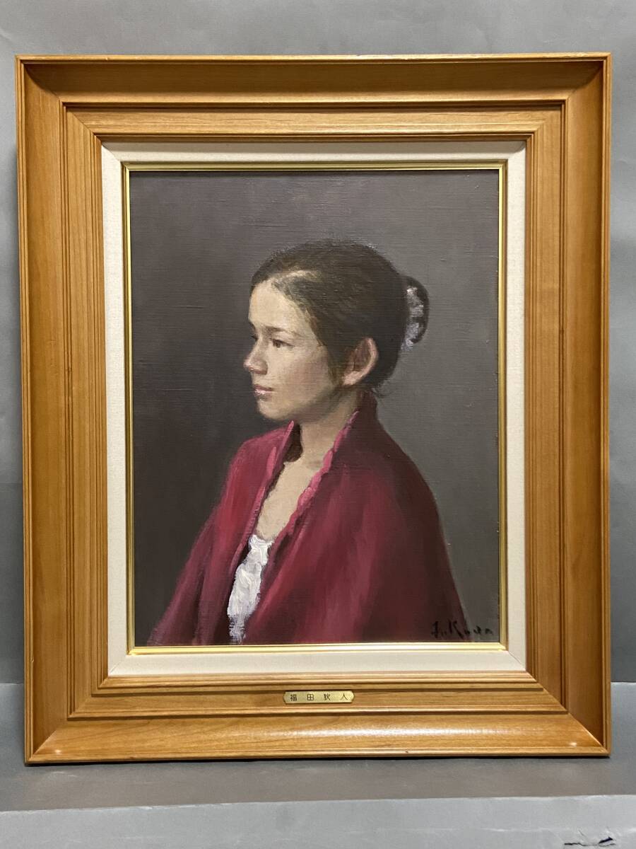 男性の肖像 油彩画 8号 F8 油絵 人物画#7 男性の肖像 油彩画 8号 F8