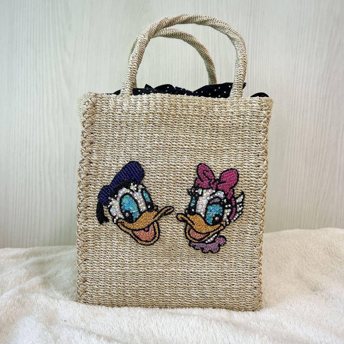 限定品】BEAMS BOY Disneyミッキーミニー45th別注かごバッグ