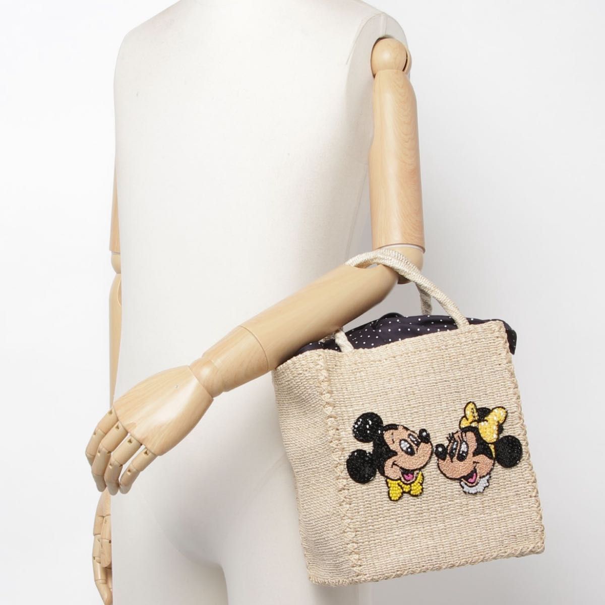 限定品】BEAMS BOY Disneyミッキーミニー45th別注かごバッグ